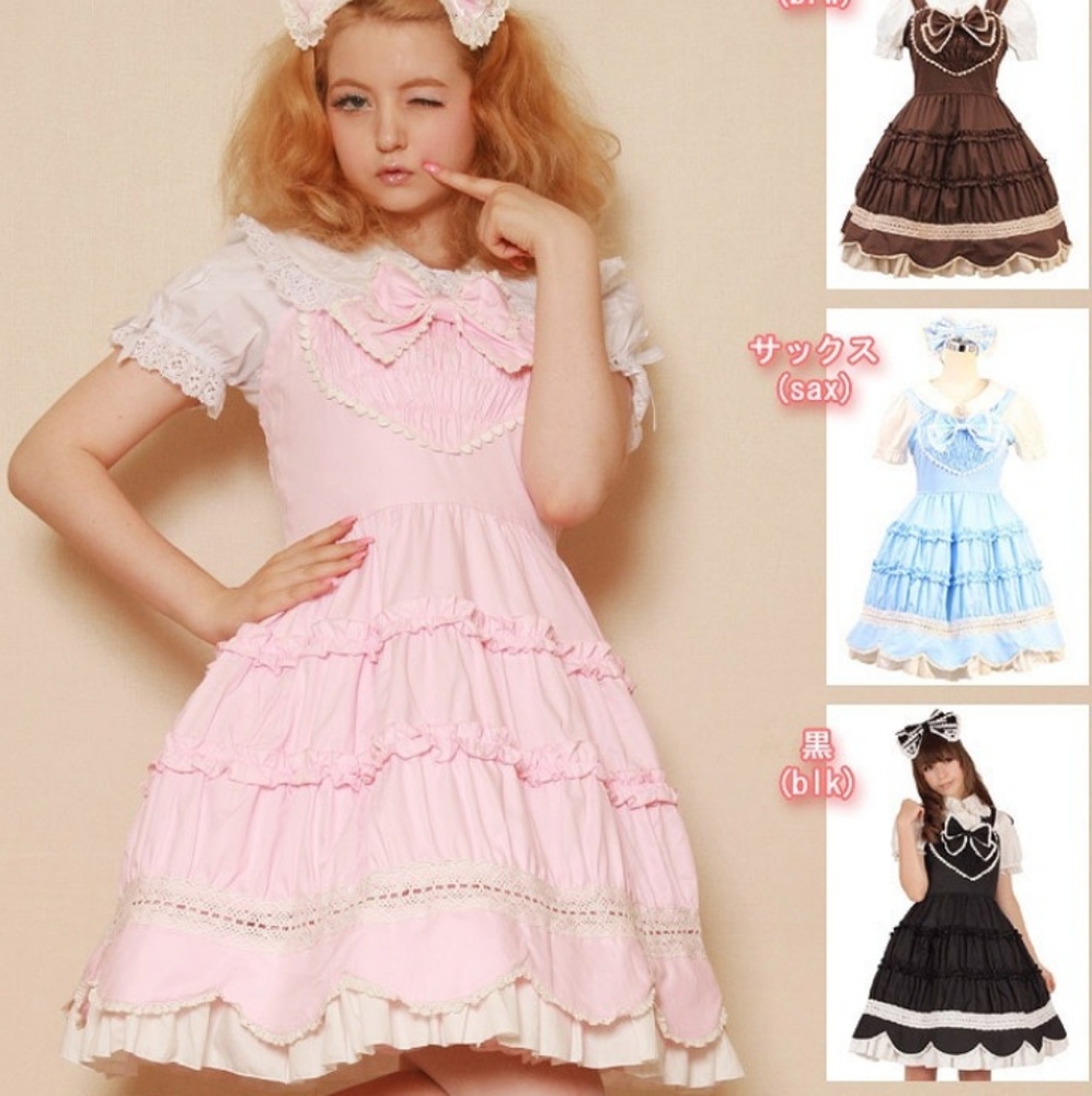 Bodyline sweet lolita blue dress brand new